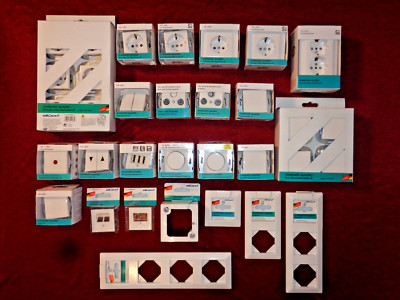 REV/düwi Standard Quadro polar-weiß, Auswahl, Steckdosen Schalter Rahmen Dimmer