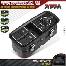 Interruttore alzavetro anteriore sinistro per Porsche 718 Boxster/Cayman 982 911 991