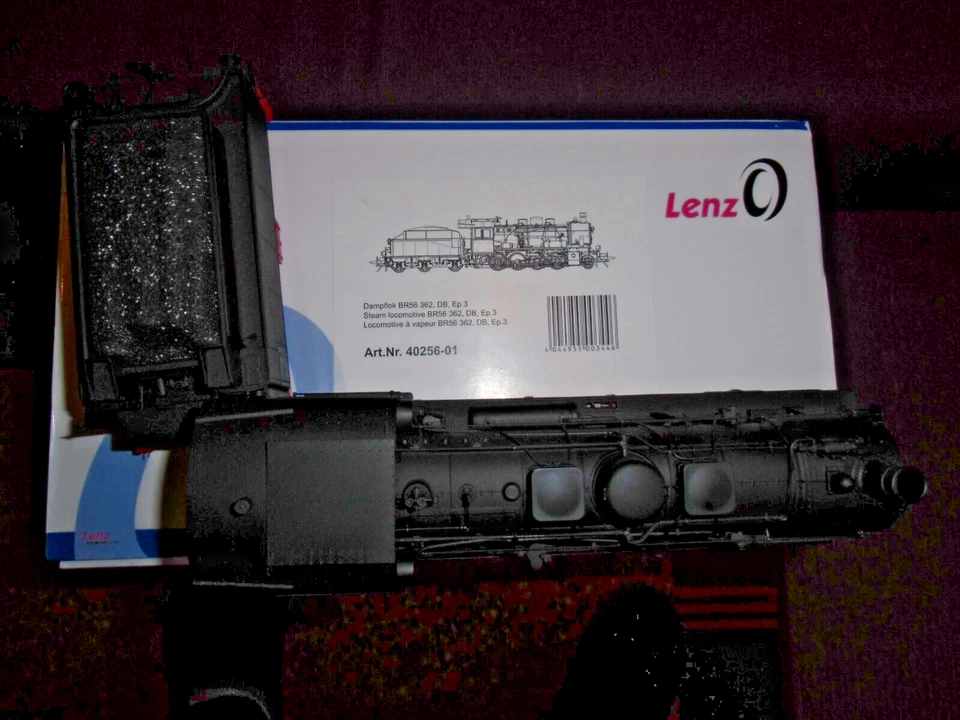Lenz  40256-01   Schlepptenderlok  BR 56 362; DB, Ep.3; Spur 0 in OVP - Bild 2 von 4