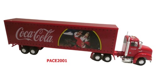 1/43 Coca Cola Tractor Trailer with Lights Holiday 2007 by Golden Wheel Diecast - Picture 2 of 9