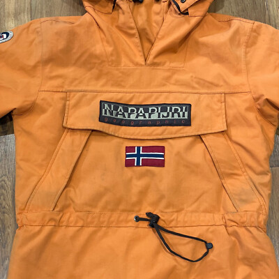 NAPAPIJRI オレンジ レインウェア Mサイズ Men's Rainforest & Anorak Jackets | Napapijri