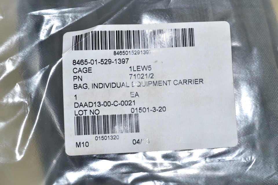 Individual Equipment Carrier Bag, M50 Gas Mask Accessory Pouch, Foliage