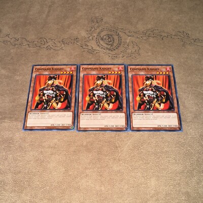 Yugioh! Command Knight x3 LDK2-ENJ20 Playset NEW Unlimited NM/M