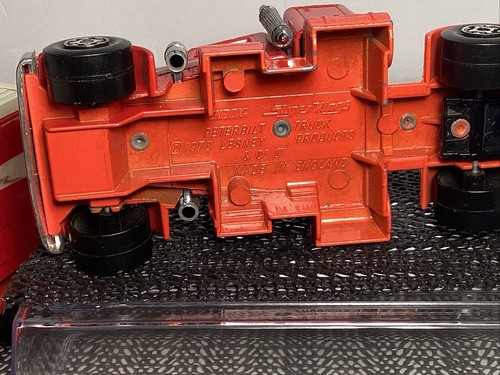 1978 Lesney Matchbox Superfast Peterbilt Truck & K-17 Trailer Coca Cola - Picture 8 of 11