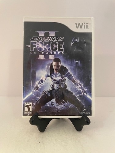 Star Wars II Force Unleashed (Nintendo WII, 2007) Nur Verpackung & Disc Getestet