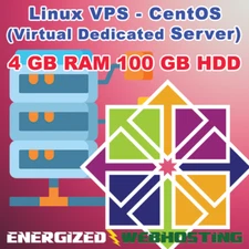 VPS Server  CentOS Linux - 4GB RAM - 100 GB Storage - 1 Month