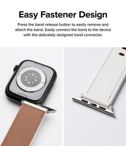 Für Apple Watch Series 49/46/45/44/42mm | Ringke [Leather One Basic] Band - Bild 19 von 34