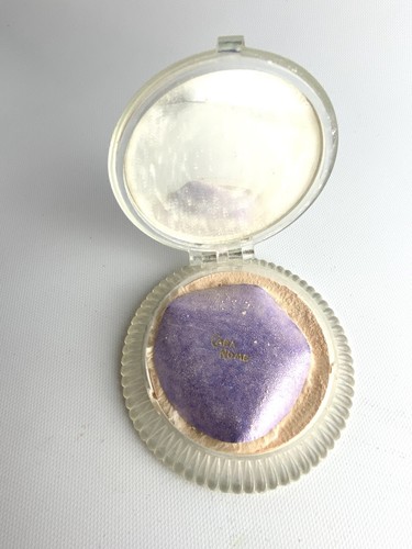 Rare Art Deco Cara Nome Face Powder Compact w/ Drawstring Mirror Bag - Picture 3 of 9