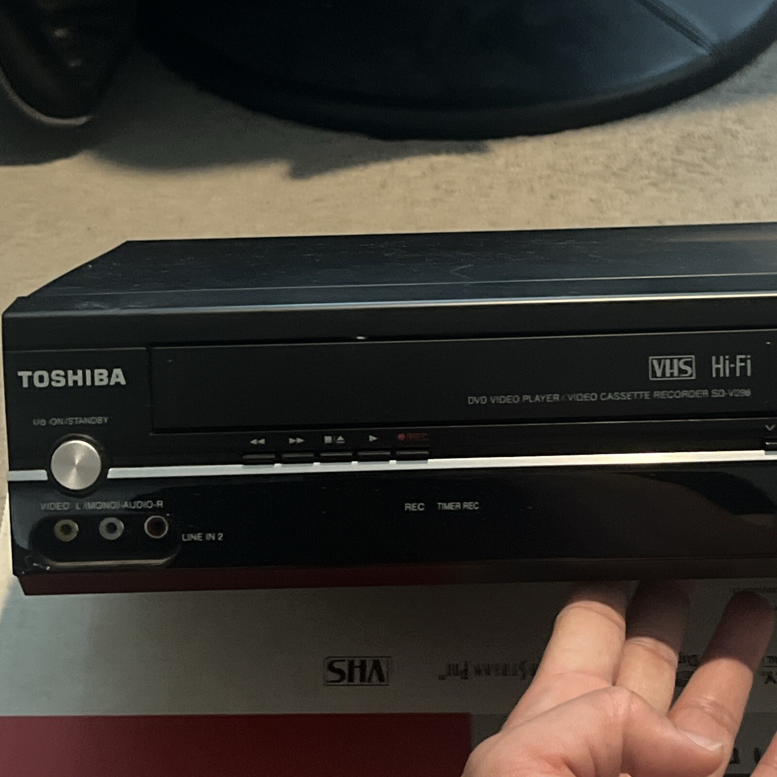 Toshiba DVD VCR Combo Player SDV296KTU w/ Remote Box No Manual