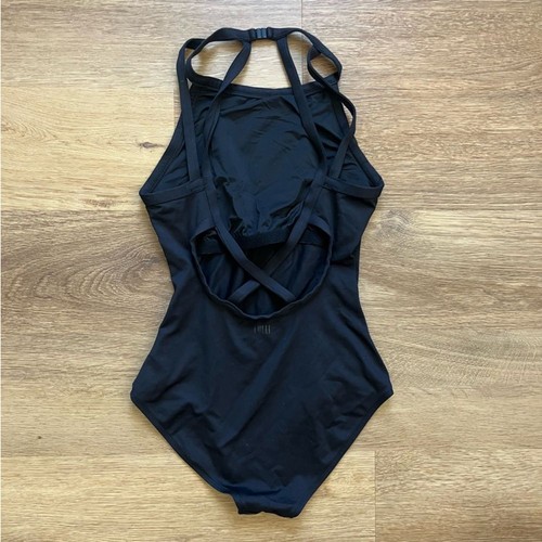 Lulli Dancewear LUB 287 Body Nero Donna Abbigliamento da Danza Basic con Multi Cinghie S - Foto 2 di 5