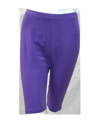 Girls, Cycling, Yoga, Active Over The Knee Shorts Size 7/8 Purple
