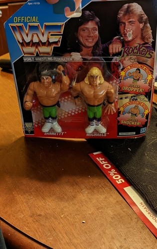 WWF HASBRO ROCKERS SHAWN MICHAELS MARTY JANNETTY M...
