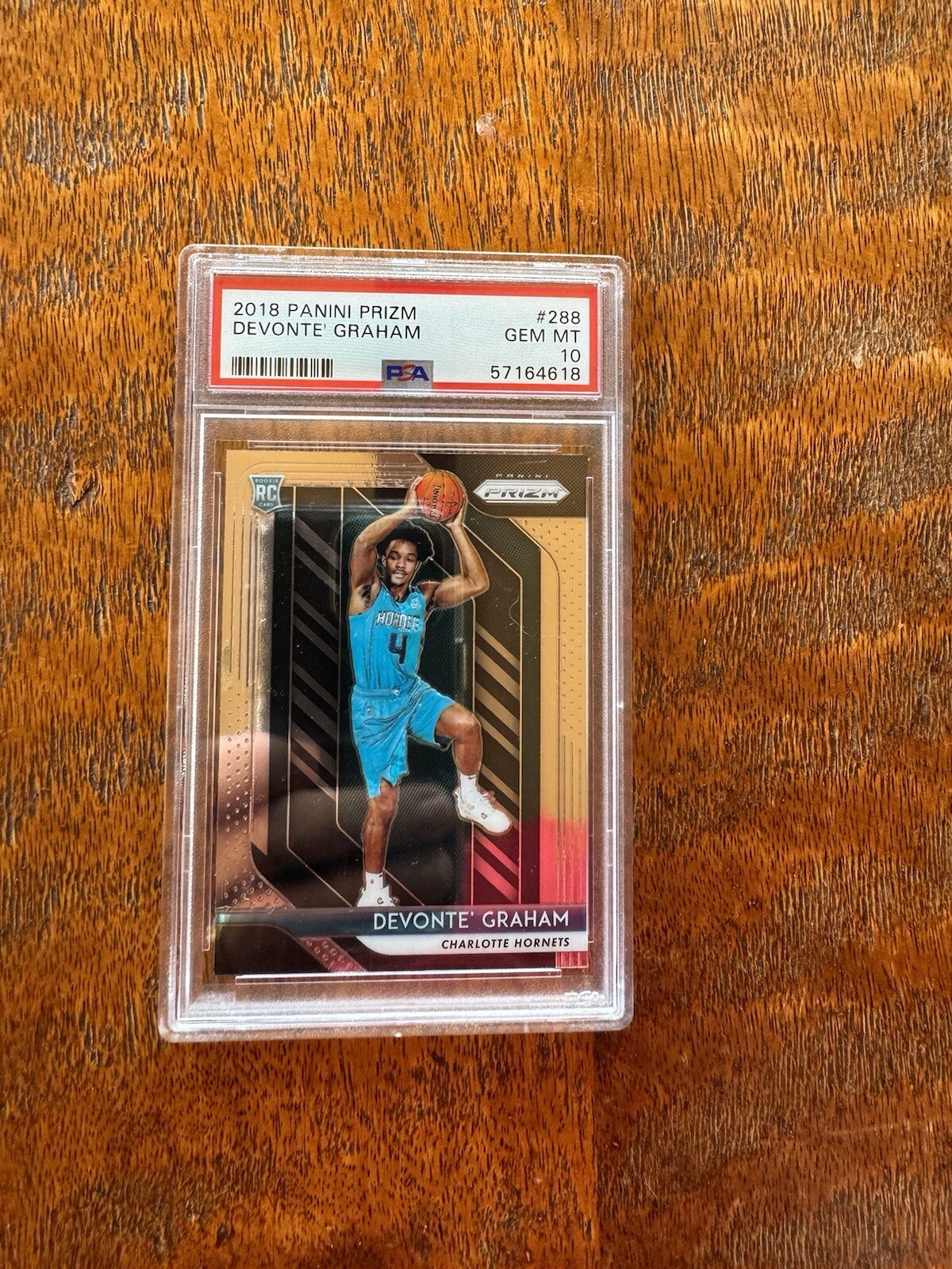 DEVONTE' GRAHAM 2018-19 Panini Prizm #288 Gem Mint PSA 10 Rookie RC