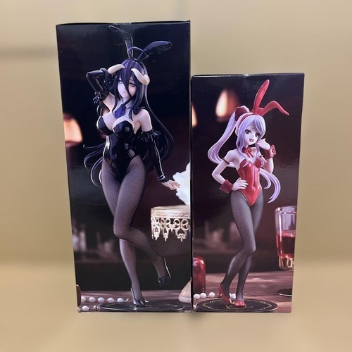 Overlord BiCute Bunnies Figure Shalltear Red ver. Albedo Black ver. Set of 2 New - Picture 2 of 6