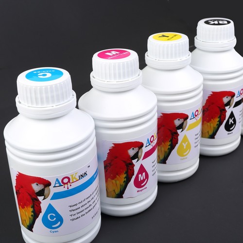 US AOK INK CMYK 500ML DTF Ink (Direct to Film Ink) for DTF printhead Water based - Picture 2 of 8