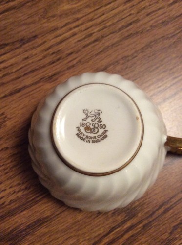 FOLEY BONE CHINA 1850 ● Tea Set ● 21 pieces ● England ● White ● Gold Rim - Picture 2 of 11