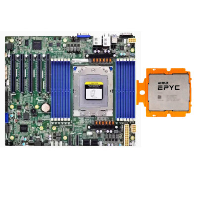 AMD EPYC ZEN4 9554 64C/128T +T2SEEP SP5 9004/9005 Motherboard ATX DDR5 TDP400W