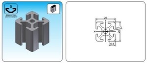 T-Slot-Aluminum-Profile-20x20-Serial-5-800mm-Profil-Extrusion-Extruded-2020
