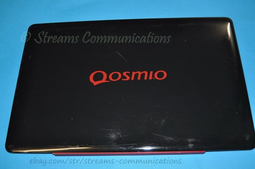 TOSHIBA Qosmio X500 X505 18.4" Laptop LCD Back Cover + Webcam + Antenna - Picture 2 of 11