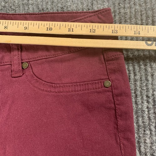 Joes Jeans Girls 14 Red Skinny Stretch Comfort Casual Low Rise 26x27 Pockets - Picture 6 of 13