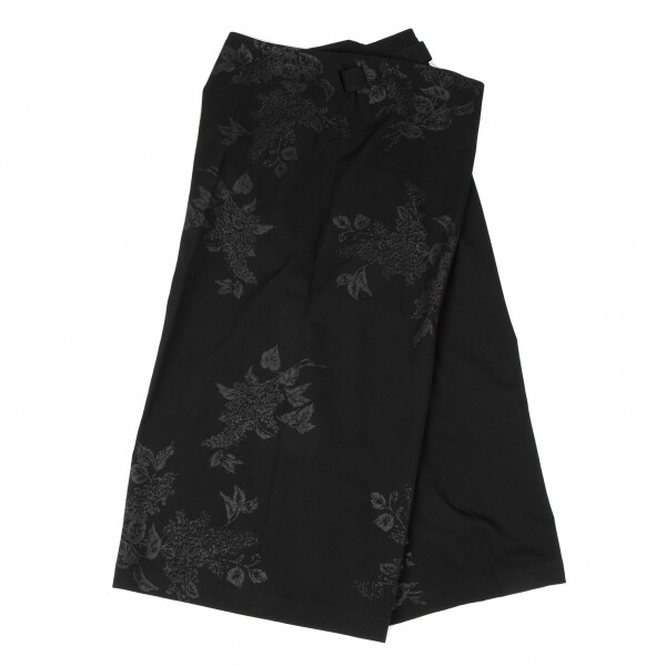 tricot COMME des GARCONS Flower Printed Wrap Skirt Size M(K tricot COMME des GARCONS Flower Printed Wrap Skirt Size M(K