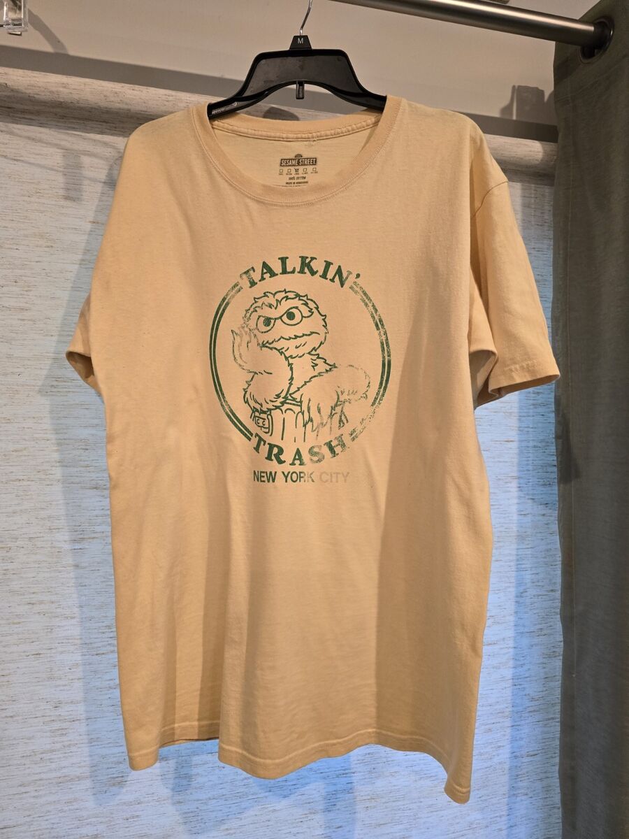 Sesame Street Oscar The Grouch Talkin' Trash T Shirt T-Shirt Sesame Street Oscar The Grouch Talkin' Trash T Shirt T-Shirt