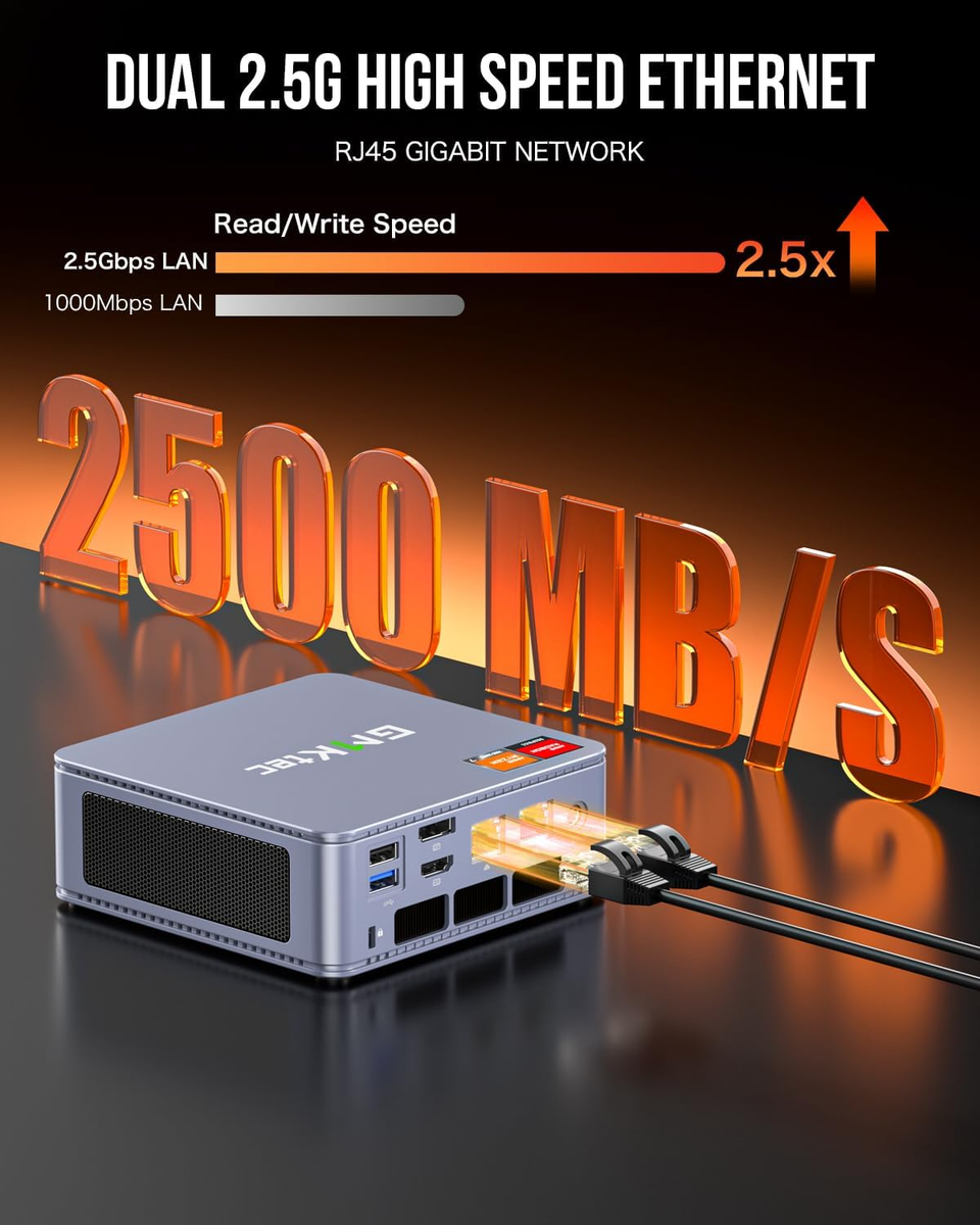 Nucbox K6 Gaming Mini PC 32GB DDR5 5600Mhz 2TB Pcie4.0 - AMD