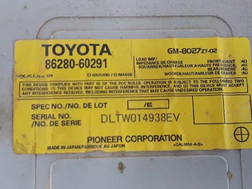 8628060291 amplificateur pour TOYOTA LAND CRUISER 3.0 TURBODIESEL (163 1228611 - Imagen 4 de 16