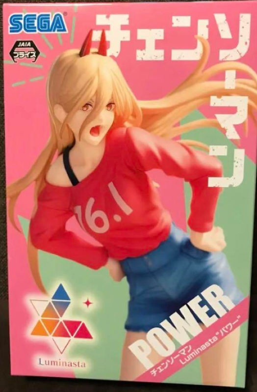 Chainsaw Man Figure Power Meowy Luminasta SEGA anime manga Toy NEW