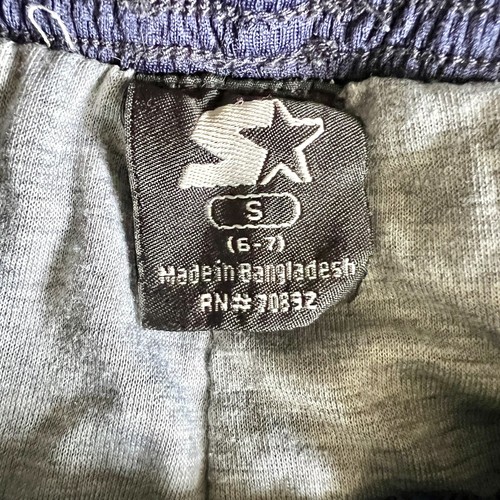 Pantalones deportivos para niños talla pequeña 6-7 azul marino rayas blancas cintura tirar - Imagen 8 de 10