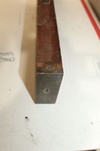 Vintage Stanley Wasserwaage Nr. 3 Messing & Kirschholz Adj Blasenplatten 28" 1890 Ära - Bild 6 von 12