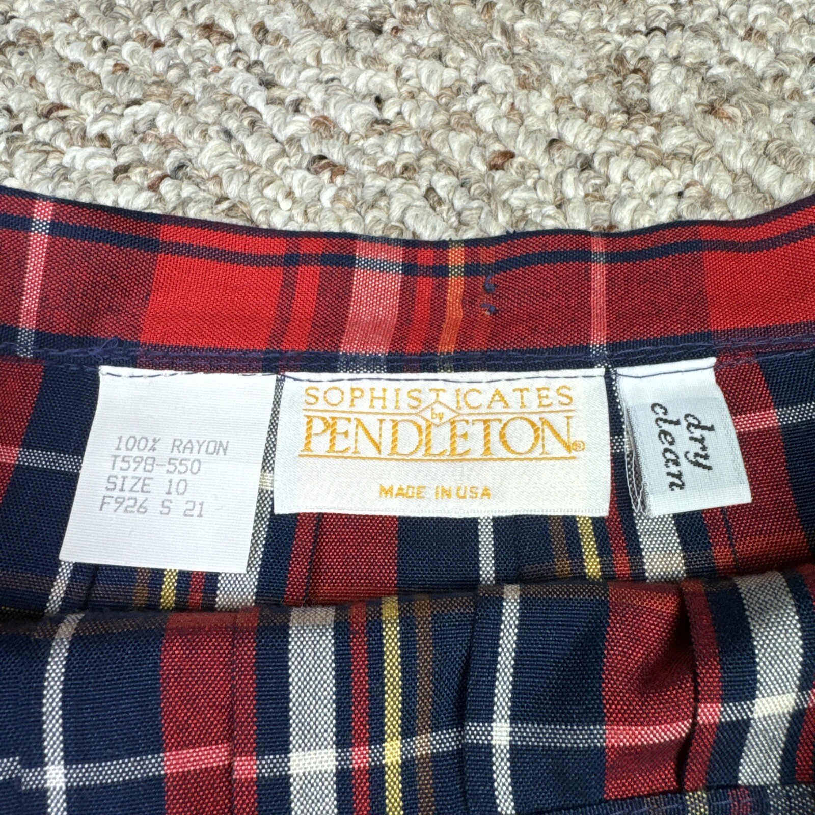 Vintage Pendleton Sophisticates Womens Midi Skirt… - image 4