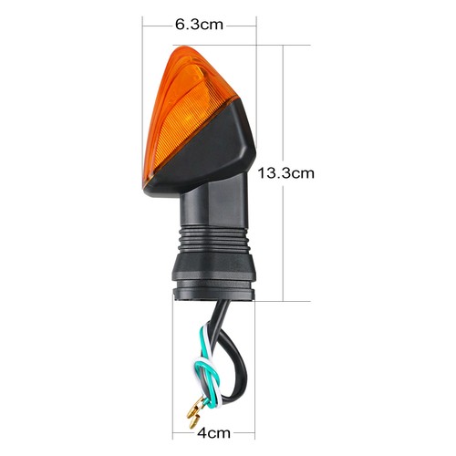 2X Front/Rear Turn Signal Light Indicator Amber For Kawasaki Z750S NINJA ZX-6R - Picture 7 of 10