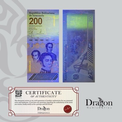 Venezuela 500 & 200 Digitales qty 1 2023 UNC Set million