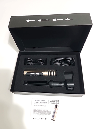 Micrófono mezclador de audio LesyAfel para teléfono inteligente - Imagen 3 de 5