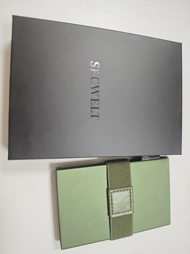 Business Card Cases Slim Aluminum Pop Up Wallet for Men,Smart Minimalist - Picture 4 of 6