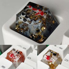 New Handmade Backlit Key Cap For Cherry MX Mechanical Resin Artisan Keycaps 1U