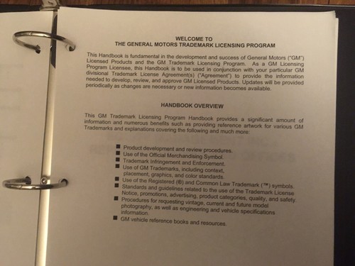 General Motors Official Licensee Handbook - Picture 7 of 10