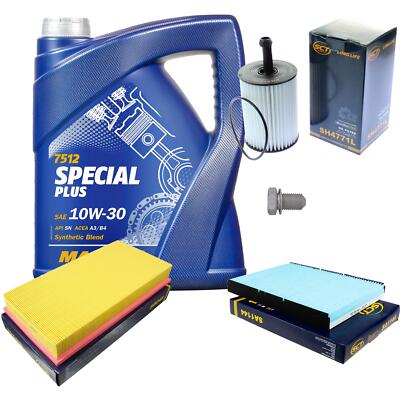 SCT Inspektionspaket 5 L MANNOL Special Plus 10W-30 für VW Golf IV 1J1 3.2 R32