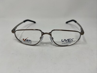 UVEX BY SPERIAN EYEWEAR T03 DSD BROWN SILVER 56-15-140 FLEX HINGE  I75