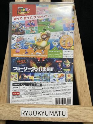 Ninteno Switch Video Games Super Mario 3D World + Fury World Japan