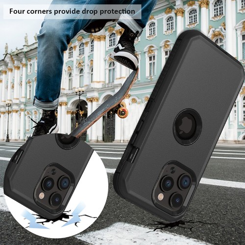 For iPhone 15 14 13 12 11 Pro Max XR Case Rugged Heavy Duty Shockproof Cover - Picture 11 of 23