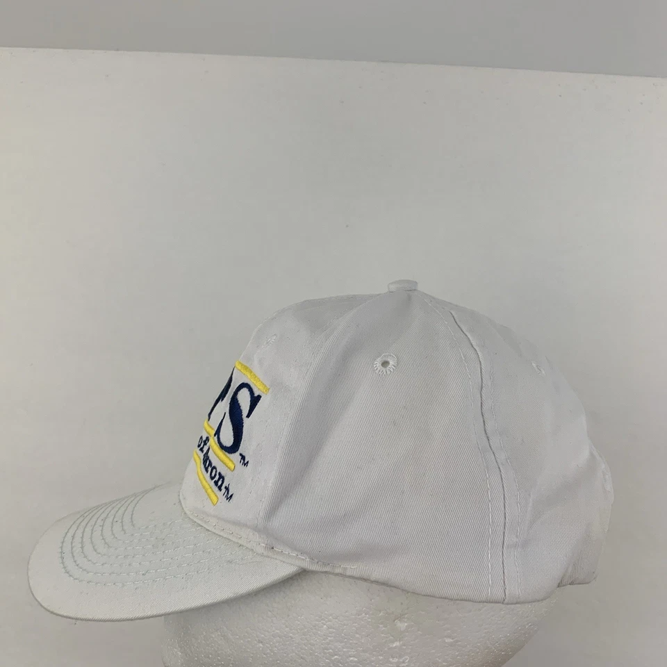 Vtg Akron University Zips Hat Spell Out Bars Logo Snapback Baseball The Game Cap - Image 4 of 4