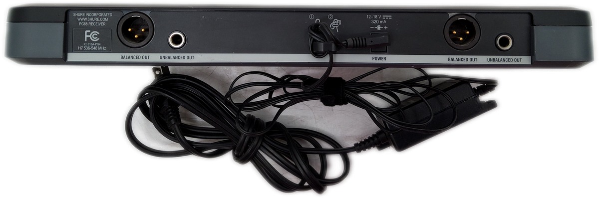 Shure PG88 H7 Dual Wireless Mic Receiver | eBay