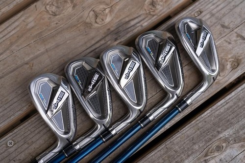 TaylorMade SIM2 MAX OS Iron Set 6-9+Pw Tensei Blue Flex-R 5pcs RH Golf Clubs