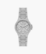 Brand New MK6996 Mini Camille Silver Tone Pave Women's Watch