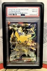 2016 POKEMON XY BLACK STAR PROMO RED & BLUE COLLECTION FULL ART/PIKACHU EX PSA 8