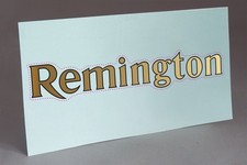 PRE CUT REMINGTON GOLD and BLACK LOGO WATER SLIDE DECAL  for TYPEWRITER thumbnail