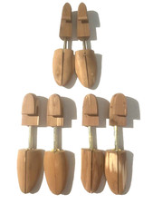 3 Pairs ROCHESTER SHOE TREE Mens Woodard Cedar Shoe Trees sz L 10-12 Made USA