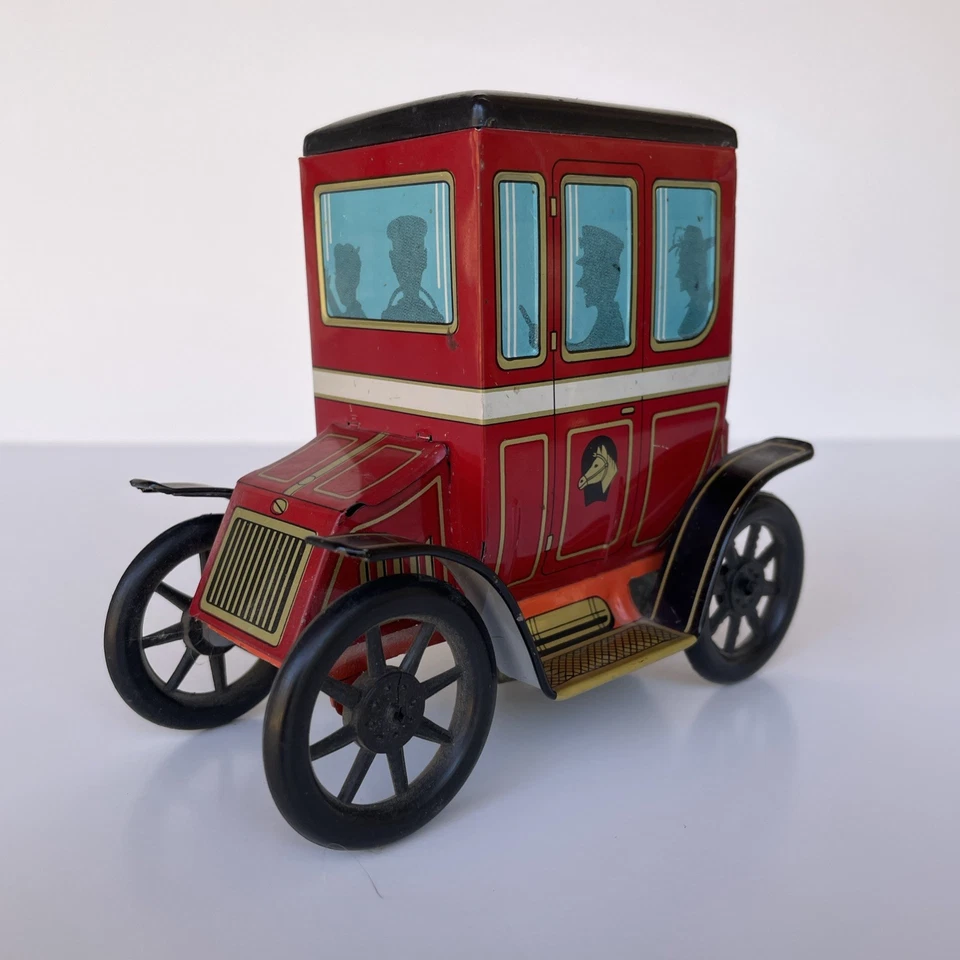 1950-е Современные Игрушки Япония 104210 Оловянный Лито Renault Рычаг Действие Фрикционный Автомобиль - Изображение 4 из 4